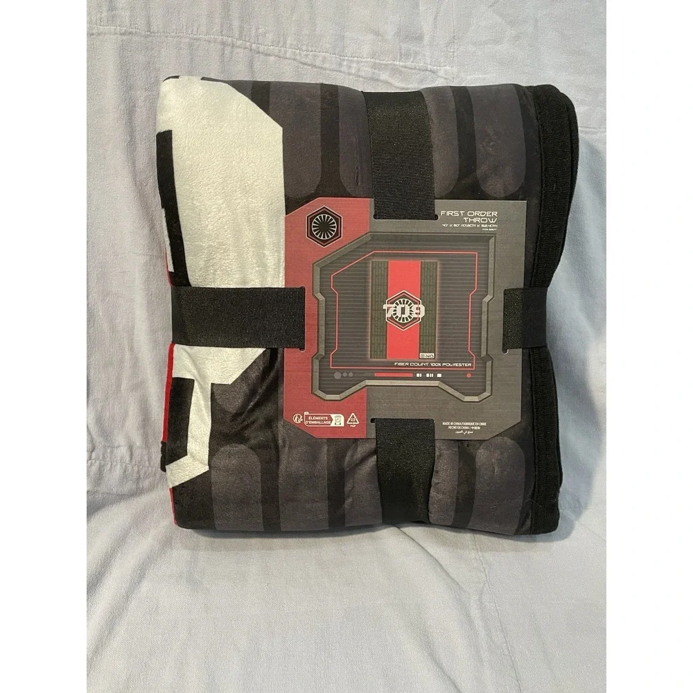 NEW Disney Parks Star Wars Galaxy's Edge First Order 709 Throw Blanket 40